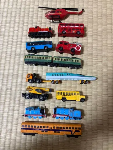 미니카 토미카 세트 12대 헬리콥터 버스