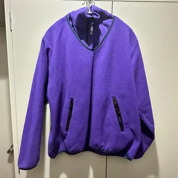 BEAMS BOY 보라색 하프 지퍼 자켓