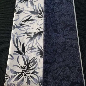 반폭 오비 겐지모노가타리 브랜드 린넨과 면의 직물 순수 실크 유키쓰무기