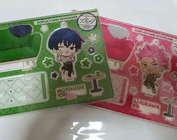 카리스마 후쿠야 아크릴 스탠드 스탠드 키링 모토하시 이오리 사루카와 케이