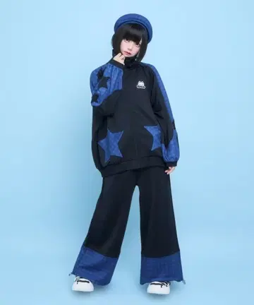 Hauls 하우키 별님이 내려온 저지 세트업 (블랙)