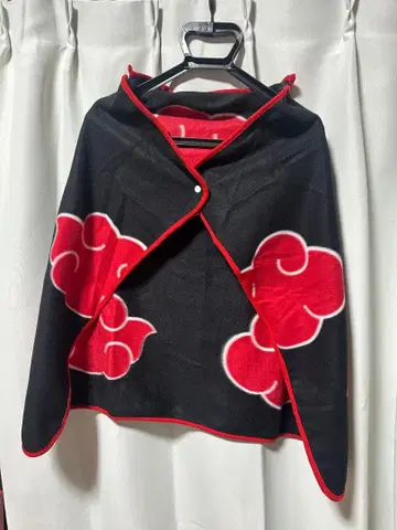 NARUTO 나루토 질풍전 아카츠키 판초형 플리스 담요