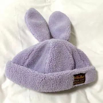 잃어버린 아이들 피터팬 캡 모자 토끼 퍼플 디즈니