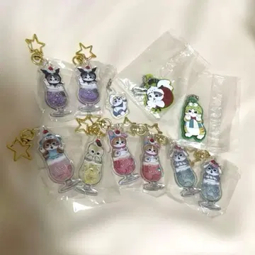 mofusand x Sanrio 소다 아크릴 키링 가챠
