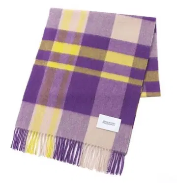 매킨토시 철학 워셔블 캐시미어 컬러 블록 머플러