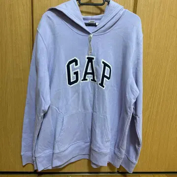 새상품 미사용 GAP 라벤더 후드 부착 후드티 XL