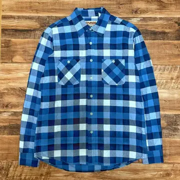 코튼 체크 셔츠 L 사이즈