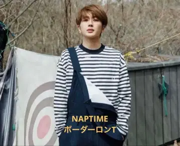 Nissy Naptime 보더 롱T 블랙 L
