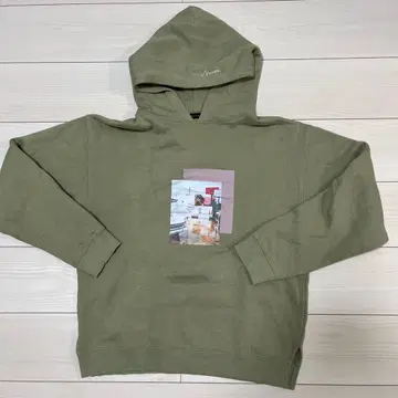 VENCE EXCHANGE 올리브 그린 후드티 M