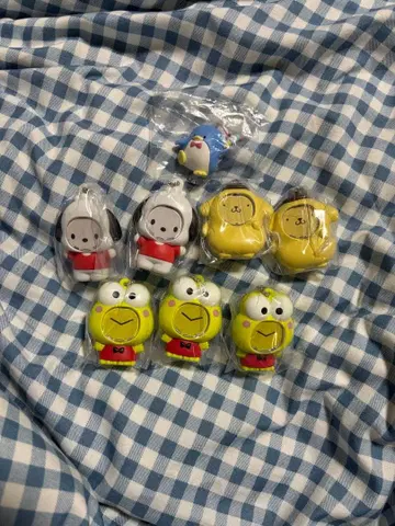 산리오 케로케로케로피 폼폼푸딩 포차코 턱시도샘 가챠