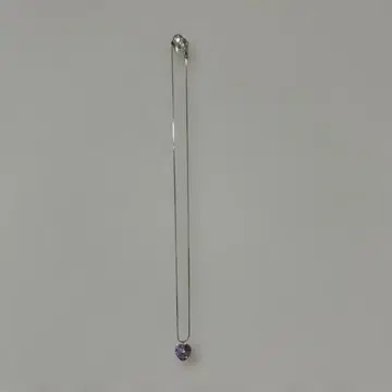 실버 하트형 펜던트 목걸이