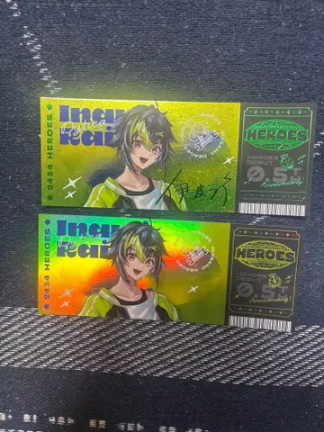 니지산지 dytica 이나미 라이 랜덤 홀로그램 티켓풍 카드