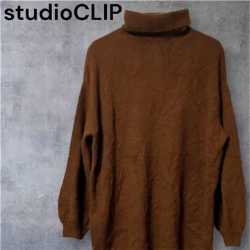 [ studioCLIP ] (L) / 여성용 니트 롱 원피스 여우털