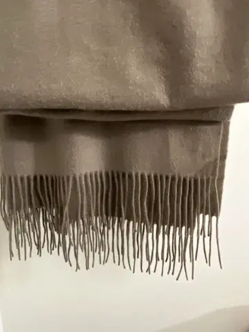 그레이지 캐시미어 대형 스톨