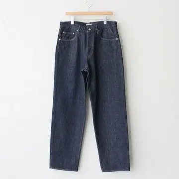 AURALEE HARD TWIST DENIM WIDE PANTS