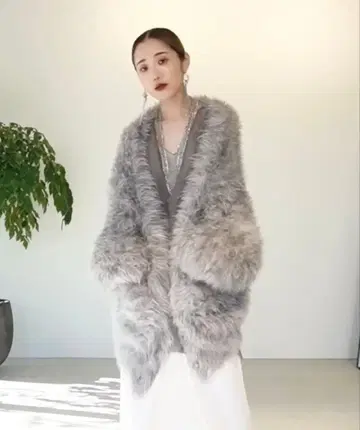 라벨에튀드 페더얀 릴랙 2WAY 가디건 그레이