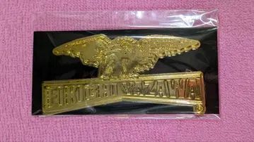 야자와 에이요시 엠블럼 스티커 독수리 로고 골드