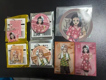 귀멸의 칼날 극락탕 콜라보 마코모 & 사비토 세트