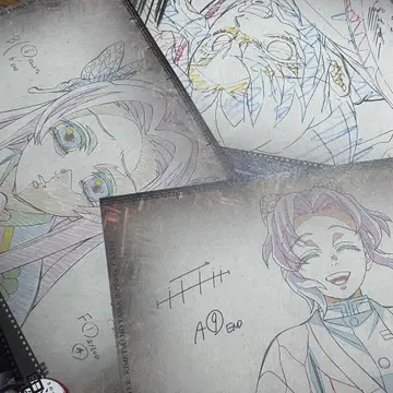 귀멸의 칼날 ufotable cafe 런치 매트 코쵸우 시노부 카나에