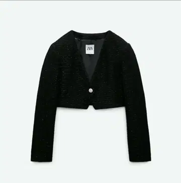 ZARA 크롭 트위드 자켓 xs