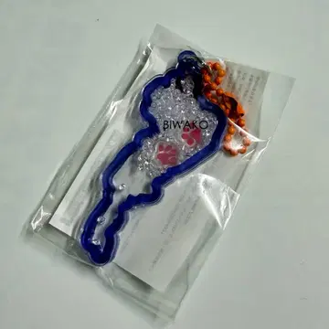 비와코 아크릴 키링 세세라기노사토 코우라/코우라 발바닥 보라색/퍼플