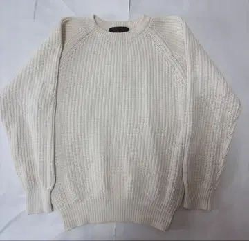 90s~00s 에디 바우어 코튼 니트 M 화이트