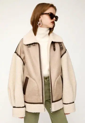 SLY 무스탕 보아 자켓