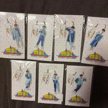 나니와단시 아크릴 스탠드(키링) 7개 세트