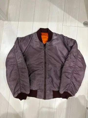 90-00s 퍼플 MA-1 자켓