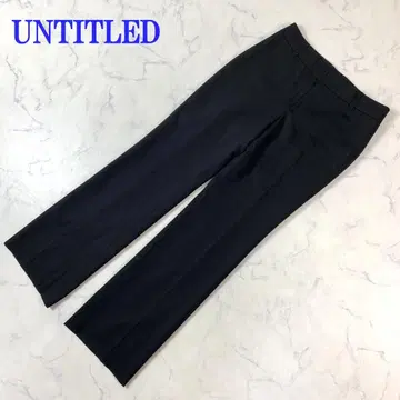 UNTITLED 언타이틀 슬랙스 블랙 울 M C4688