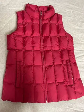 GAP 빨간색 퀼팅 다운 베스트 XXS
