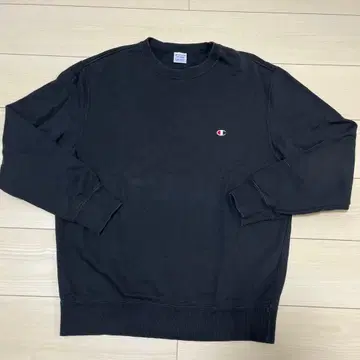 Champion 블랙 맨투맨 XX-LARGE