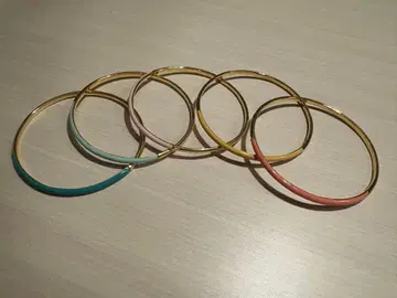 폴스미스 뱅글 팔찌 멀티 컬러