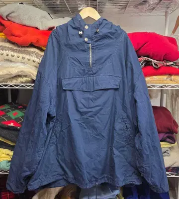 아노락 페이드 네이비 상당히 빅