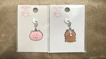 치이카와 파크/잡화 참/곰돌이 미니백 곰돌이 봉제 인형/2개 세트