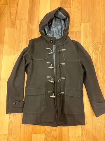 COMME CA ISM 더플 코트 블랙 남성용