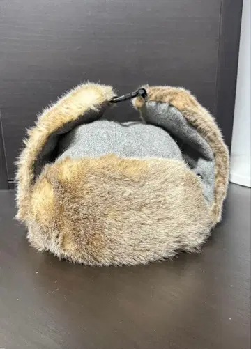 그레이 플라이트 캡 귀도리 포함