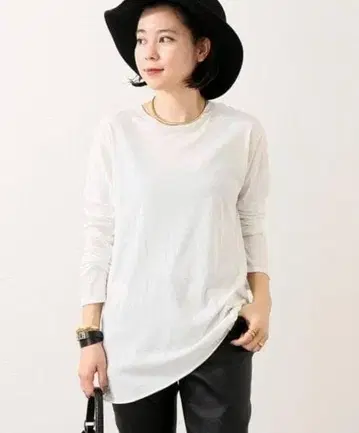 AP STUDIO SCENTOF 세인트 오브 라운드 테일T셔츠 롱T