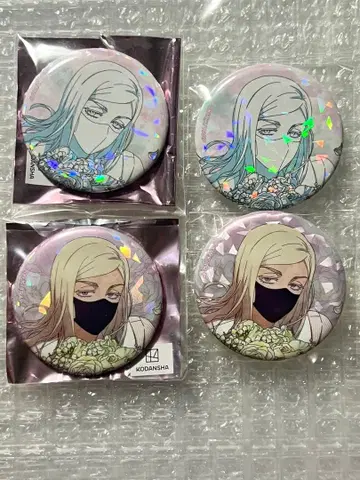 도쿄 리벤저스 산즈 하루치요 AJ 나카가이 코교 캔뱃지 글리터