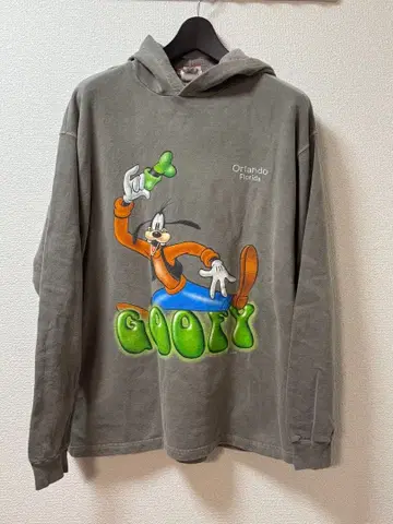 구제 의류 Goofy 후드티 그레이