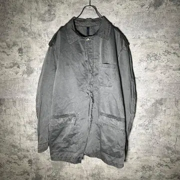 Zegna 제냐 데님 자켓 그레이 롱 기장 린넨 코튼 린넨 면