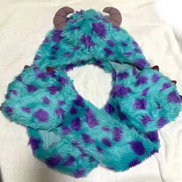 디즈니 몬스터 주식회사 샐리 팬캡 후드 달린 머플러