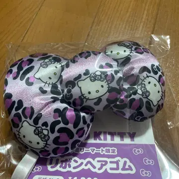 훼미리마트 한정판 HelloKitty 리본 머리끈 디자인C
