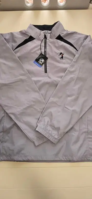 미키마우스 AHEAD 윈드 브레이커 그레이