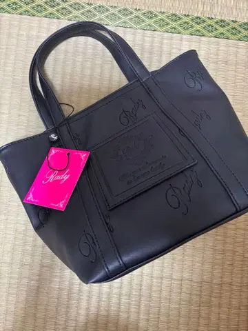 Rady 로고 디자인 블랙 토트백