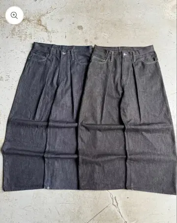 belvet 클래식 리지드 턱 팬츠 네이비 L