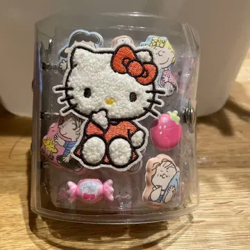 모자 꽁지 드롭 씰 씰북 완성품