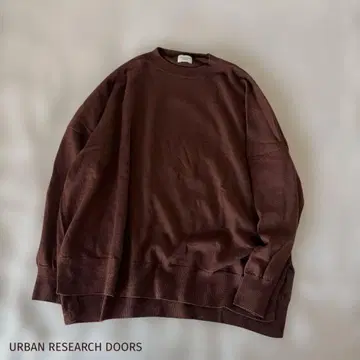 URBAN RESEARCH DOORS 울 와이드 니트 풀오버