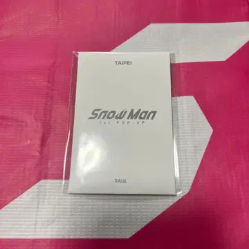 Snow Man 1st POP-UP TAIPEI RAUL