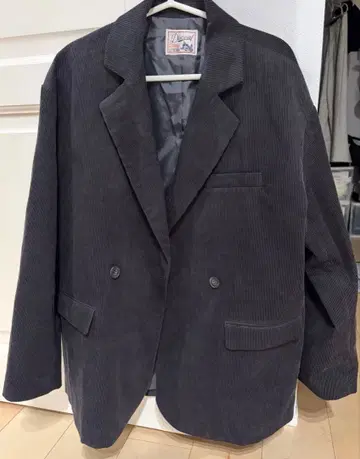 DISCOAT 코듀로이 W 브레스트 자켓